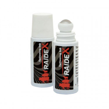 Tetovací barva Raidex Roll-on, černá, 80 ml 