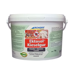 BIO křemenitý práškový koncentrát SCHOPF EKTOSOL KIESELGUR, 1 kg