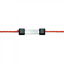 Litzclip®, spojka na lanko 3 mm, rovná, nerez, 10 ks  