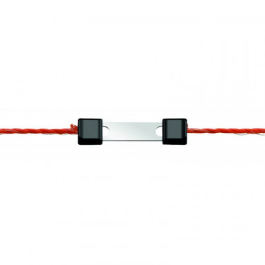 Litzclip®, spojka na lanko 6 mm, rovná, nerez, 5 ks  