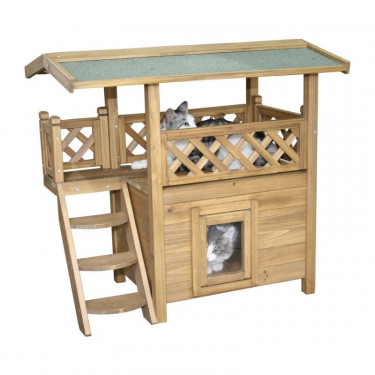 Pelíšek - bouda pro kočky LODGE, 77x50x73cm  