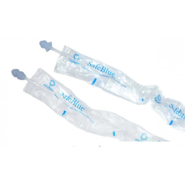 Pipeta ClearGlide Safe Blue pro inseminaci prasnic, s přechodkou  