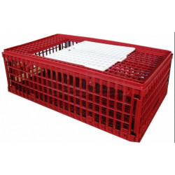 Přepravní box na drůbež - větší, skládací, 2x dvířka