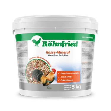 Rassemineral 5 kg – minerální doplňkové krmivo pro drůbež