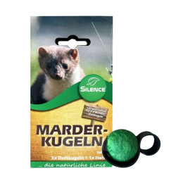 Kuličky proti kunám Marder Kugeln - 2 ks + držák