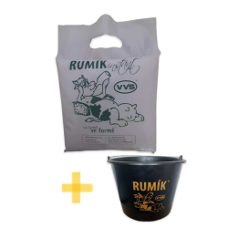 Energetický nápoj pro dojnice Rumík 0,5 kg - PŘI KOUPI 3 KS - DÁREK KRMNÝ KBELÍK!!